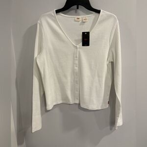 Levi's Women's Classic White Button-Down Shirt